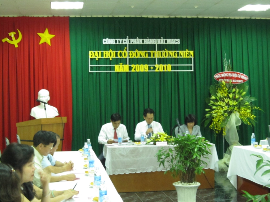 MACS Shipping Corp successfully organized Annual Shareholders' Meeting 2009-2010 MACS Shipping Corp successfully organized Annual Shareholders' Meeting 2009-2010