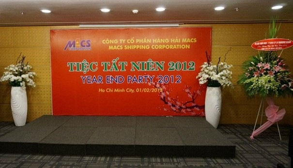Công ty Cổ phần Hàng hải Macs tổ chức tiệc tất niên 2012