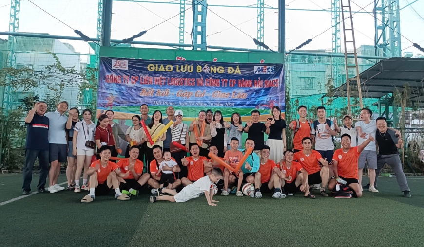 Giao lưu bóng đá giữa Công ty Cổ phần Hàng hải Macs và Công ty Cổ phần Liên Việt Logistics 2025