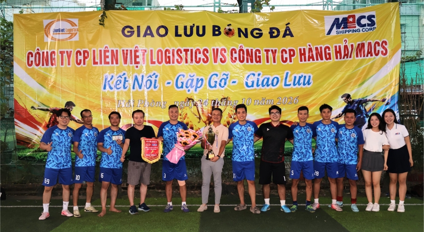 Mở Rộng Gắn Kết - Bắt Tay Hợp Tác: Giao lưu Bóng Đá Giữa Công Ty Cổ Phần Hàng Hải MACS Và Công Ty Liên Việt Logistics Tại Hải Phòng